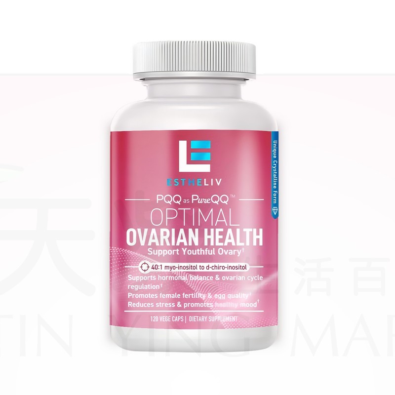 美國 ESTHELIV Optimal Ovarian Health 120 Vege Caps 卵巢保養片120粒 花期不敗 伊能靜推薦