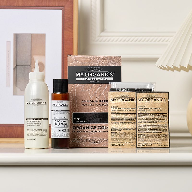 My Organics 天然植物有機染髮劑 溫和不刺激染發膏 My Organics Hair Color