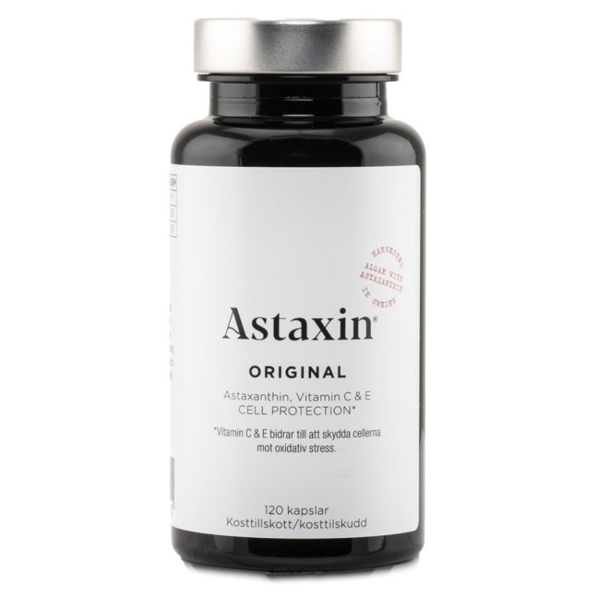 瑞典Astaxin天然蝦青素雨生紅球藻 120粒 抗自由基