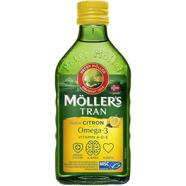 挪威MOLLERS 深海鱈魚液體魚肝油DHA 250ml 無腥味
